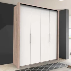 Moderner Falttürenschrank mit Metallgriffen - Vaclyn^Wohnen Best