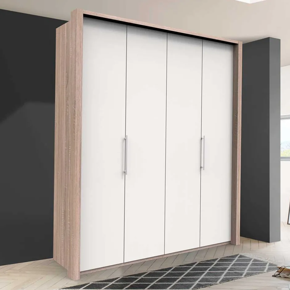 Moderner Falttürenschrank mit Metallgriffen - Vaclyn^Wohnen Best