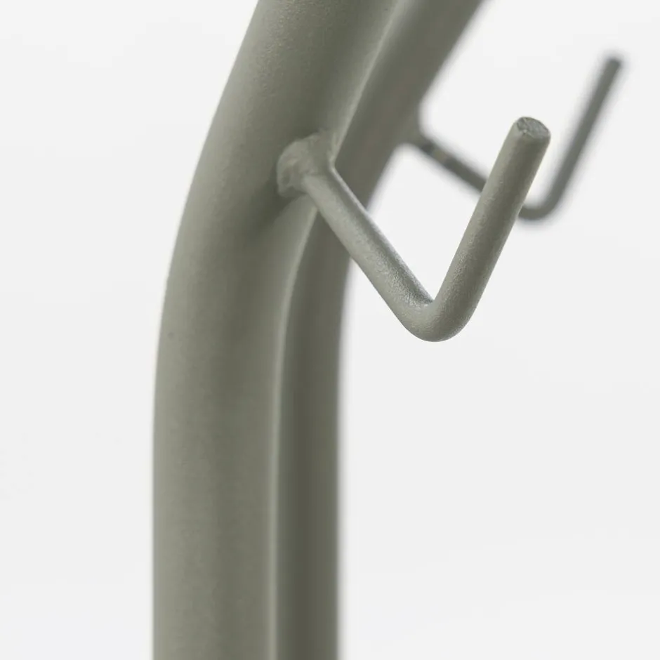 Moderner Garderobenständer in Graugrün - Leana^Wohnen Clearance