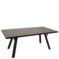 Moderner Gartentisch aus Glas und Aluminium - Curedo^Wohnen