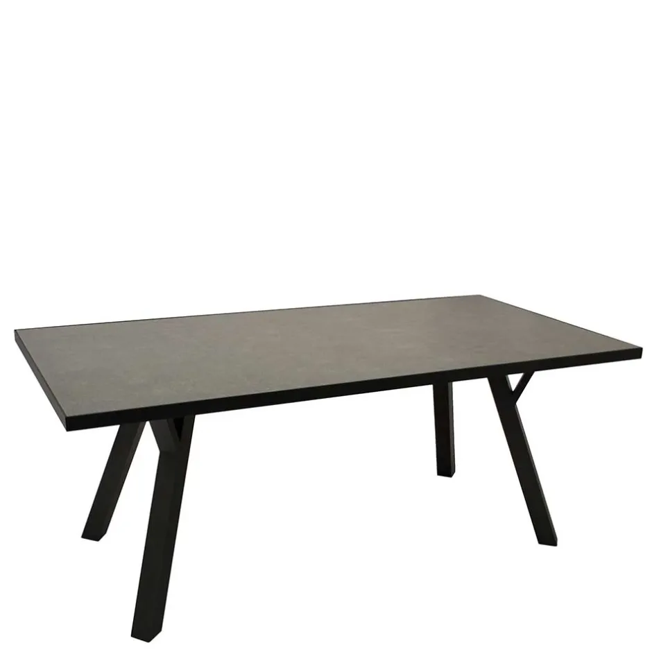 Moderner Gartentisch aus Glas und Aluminium - Curedo^Wohnen