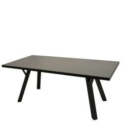 Moderner Gartentisch aus Glas und Aluminium - Curedo^Wohnen