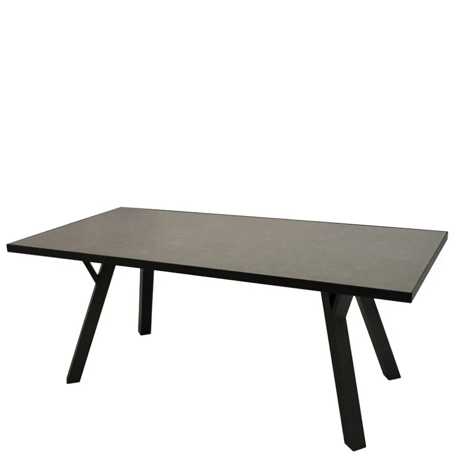 Moderner Gartentisch aus Glas und Aluminium - Curedo^Wohnen