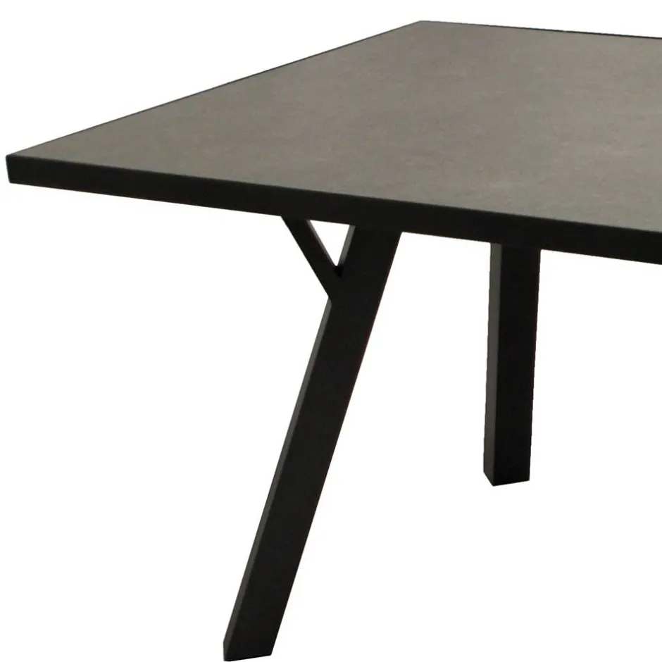 Moderner Gartentisch aus Glas und Aluminium - Curedo^Wohnen