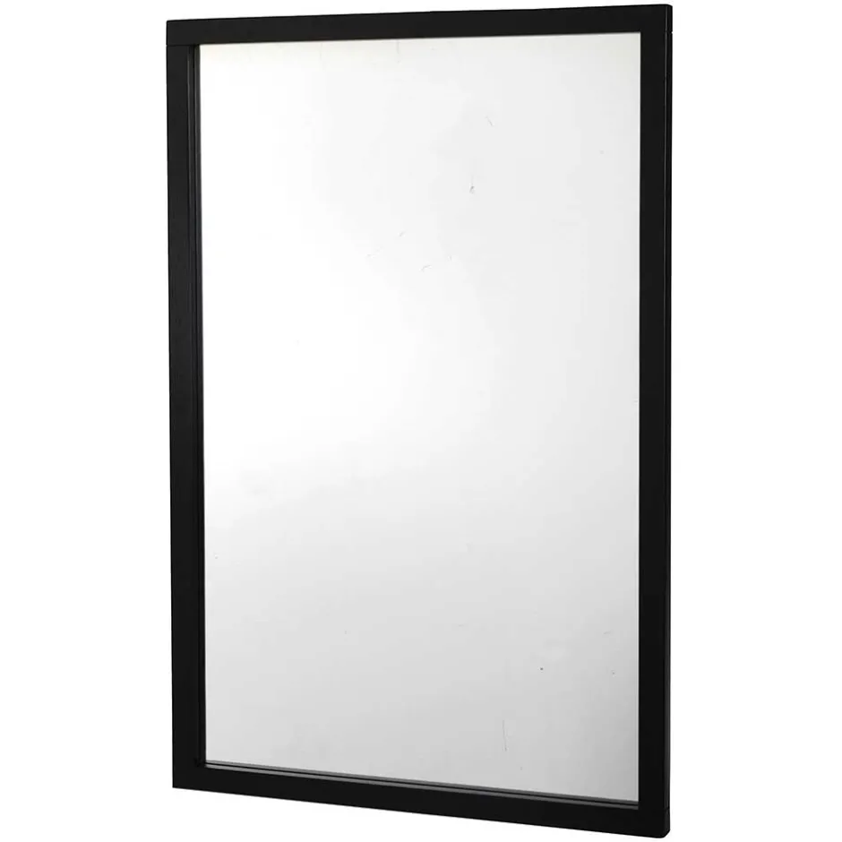 Moderner Hängespiegel in Schwarz - Geskan^Wohnen Online
