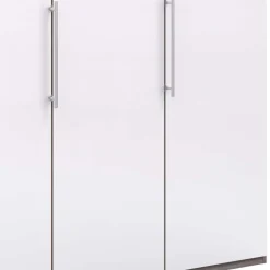 Moderner Kleiderschrank in Weiß Glas - Empresian^Wohnen Sale