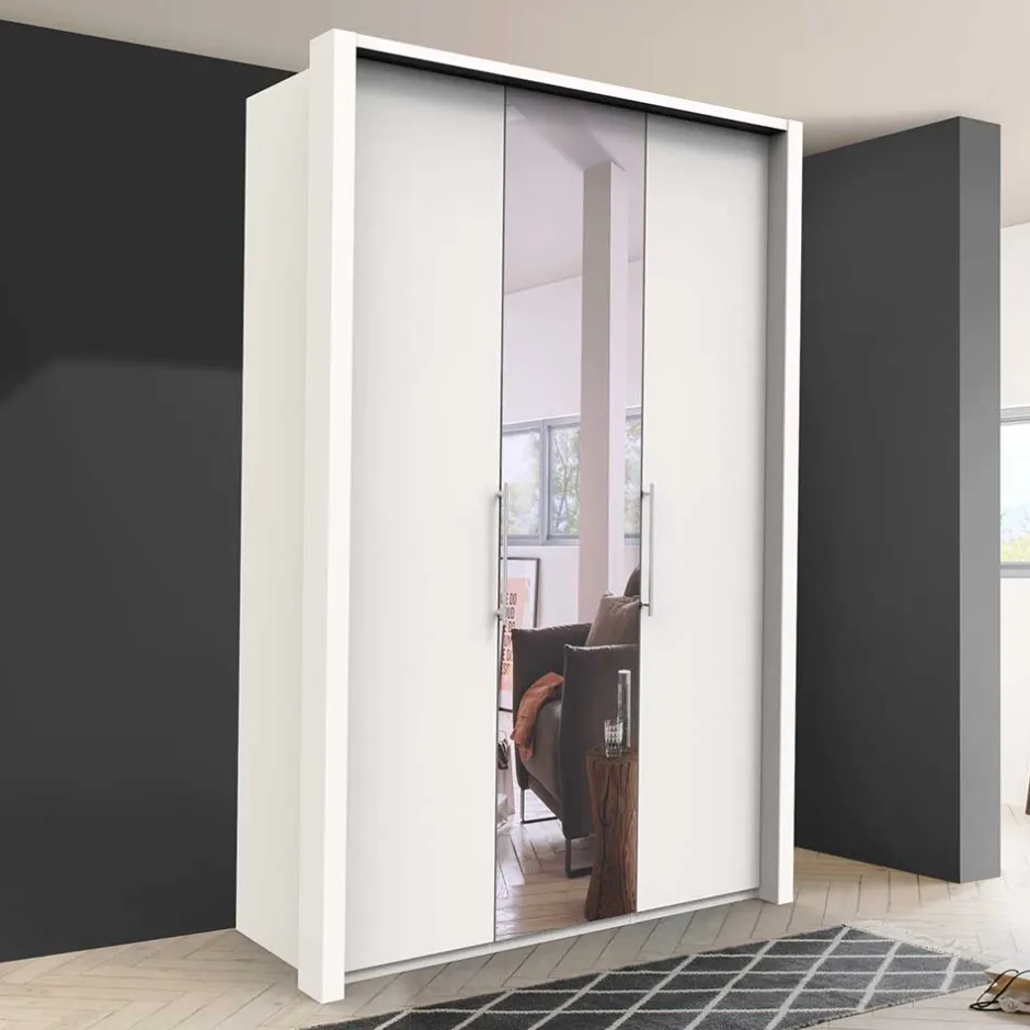 Wohnen Moderner Kleiderschrank mit Spiegel - Donpiave