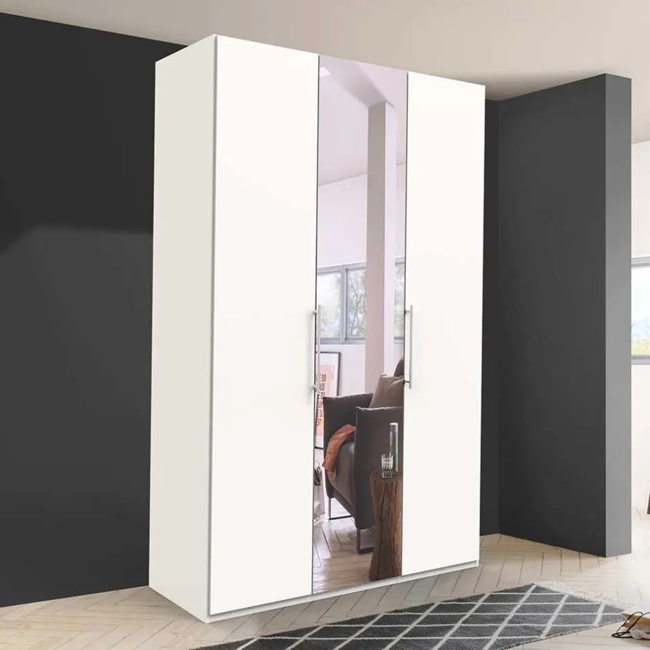 Wohnen Moderner Kleiderschrank mit Spiegel - Donpiave