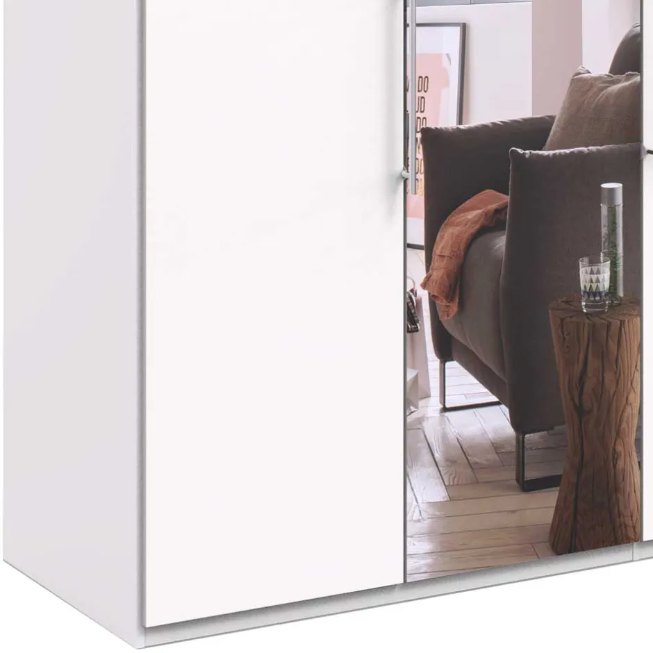 Wohnen Moderner Kleiderschrank mit Spiegel - Donpiave