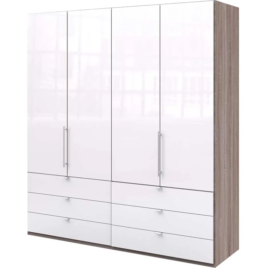 Moderner Kombi Schlafzimmerschrank 58 cm tief - Empresian^Wohnen Hot