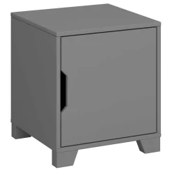 Moderner Nachtschrank in Grau - Niento^Wohnen New