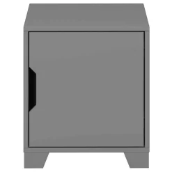 Moderner Nachtschrank in Grau - Niento^Wohnen New
