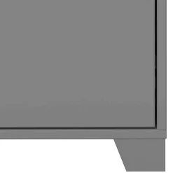 Moderner Nachtschrank in Grau - Niento^Wohnen New