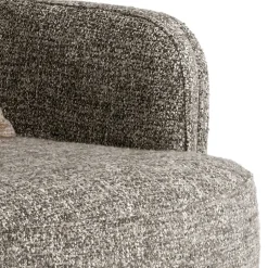 Moderner Ohrensessel in Beigegrau Boucle - Curemo^Wohnen New