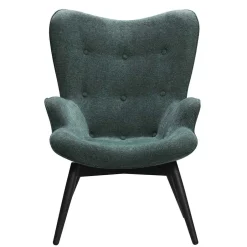 Wohnen Moderner Ohrensessel in Dunkelgrün - Diamora
