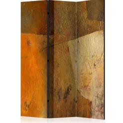 Wohnen Moderner Paravent in Orange & Braun - Lagunara