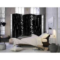 Moderner Paravent in Schwarz & Weiß - Nemphia^Wohnen Sale