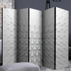 Wohnen Moderner Paravent mit 3D Tetraeder Muster - Viamo