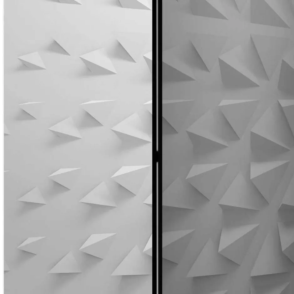 Wohnen Moderner Paravent mit 3D Tetraeder Muster - Viamo