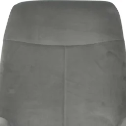 Moderner Schaukelstuhl aus Samt in Grau - Cenka^Wohnen