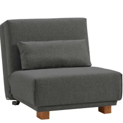 Moderner Schlafsessel in Dunkelgrau & Eiche - Amare^Wohnen Outlet