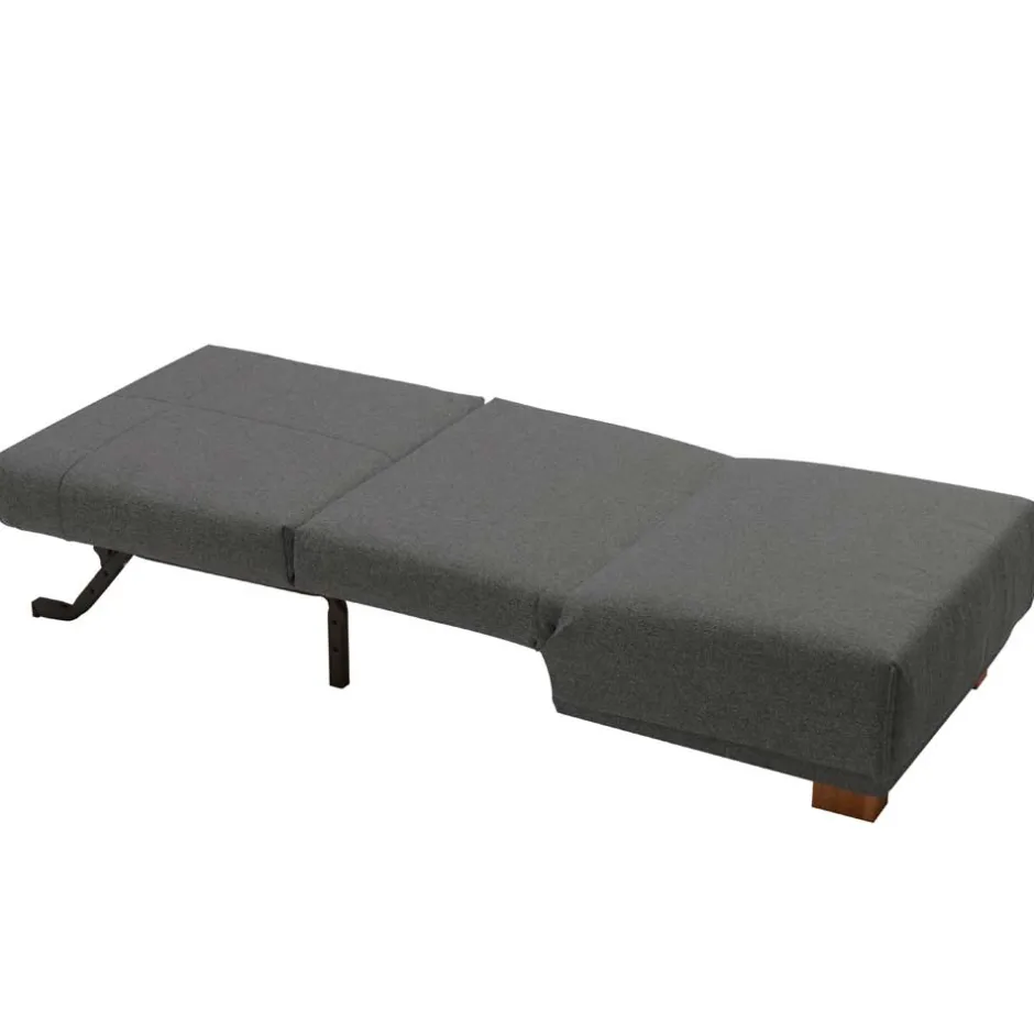 Moderner Schlafsessel in Dunkelgrau & Eiche - Amare^Wohnen Outlet