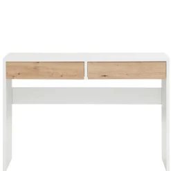 Wohnen Moderner Schminktisch in Weiß und Wildeiche - Turena