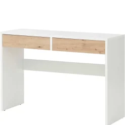 Wohnen Moderner Schminktisch in Weiß und Wildeiche - Turena