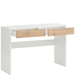 Wohnen Moderner Schminktisch in Weiß und Wildeiche - Turena