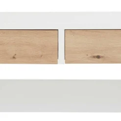 Wohnen Moderner Schminktisch in Weiß und Wildeiche - Turena