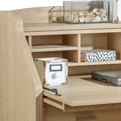 Moderner Schreibschrank mit Furnier Eiche - Twinn^Wohnen New