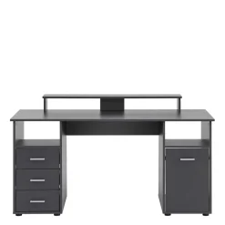 Wohnen Moderner Schreibtisch in Anthrazit - Imilias