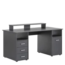 Wohnen Moderner Schreibtisch in Anthrazit - Imilias