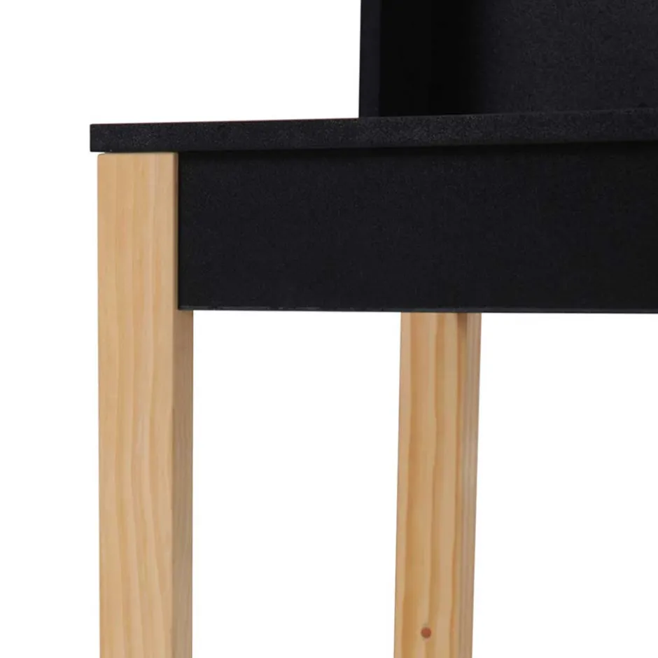 Moderner Schreibtisch mit Aufsatz - zweifarbig - Ynes^Wohnen