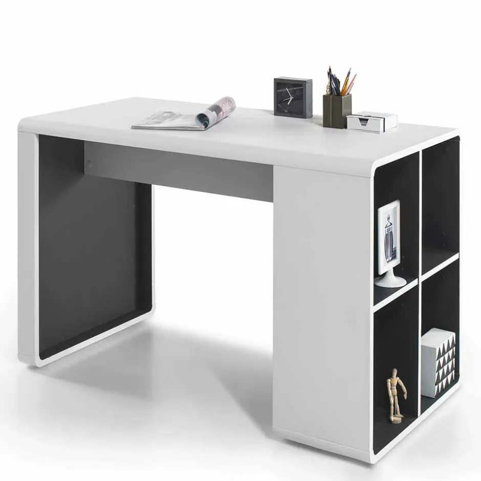 Moderner Schreibtisch mit Regal - Compadro^Wohnen Clearance