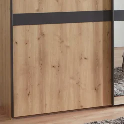 Wohnen Moderner Schwebetürenschrank mit Spiegel - Ulapos