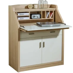 Moderner Sekretär in Creme & Eiche Bianco - Jamaica^Wohnen Best