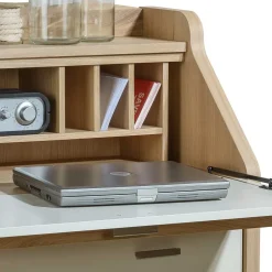 Moderner Sekretär in Creme & Eiche Bianco - Jamaica^Wohnen Best