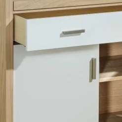 Moderner Sekretär in Creme & Eiche Bianco - Jamaica^Wohnen Best