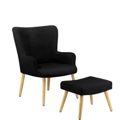 Moderner Sessel mit Hocker - Daylight (zweiteilig)^Wohnen Best