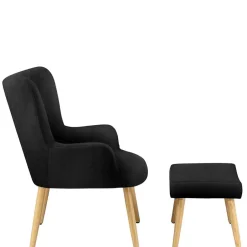 Moderner Sessel mit Hocker - Daylight (zweiteilig)^Wohnen Best