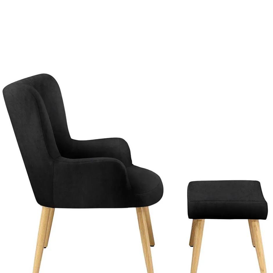 Moderner Sessel mit Hocker - Daylight (zweiteilig)^Wohnen Best