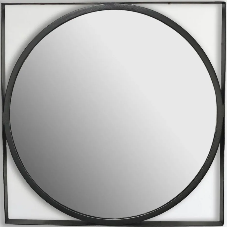 Wohnen Moderner Spiegel mit Metallrahmen - Champagne