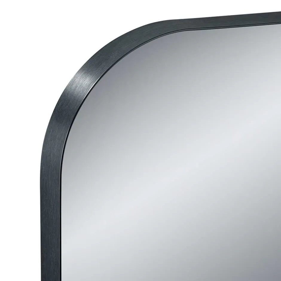 Wohnen Moderner Wandspiegel 50x150 cm in Schwarz - Katralan