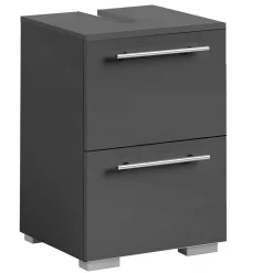 Moderner Waschbecken Unterschran in Anthrazit - Cosminaro^Wohnen Online