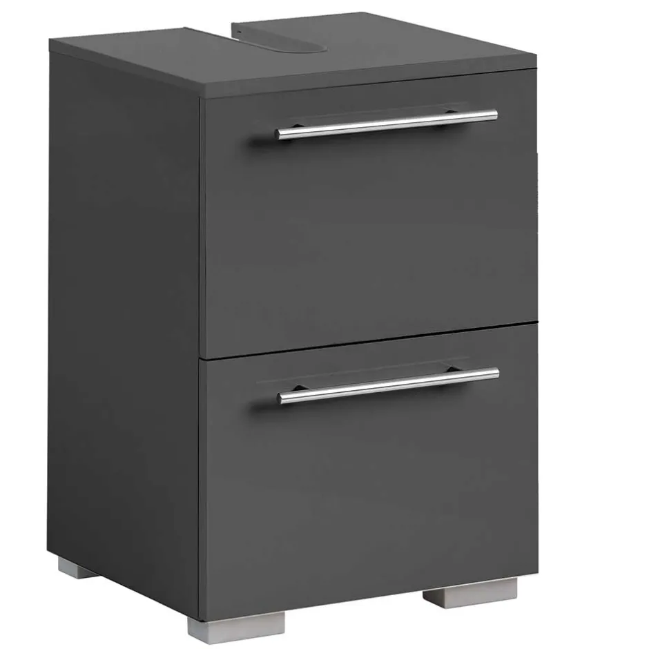 Moderner Waschbecken Unterschran in Anthrazit - Cosminaro^Wohnen Online