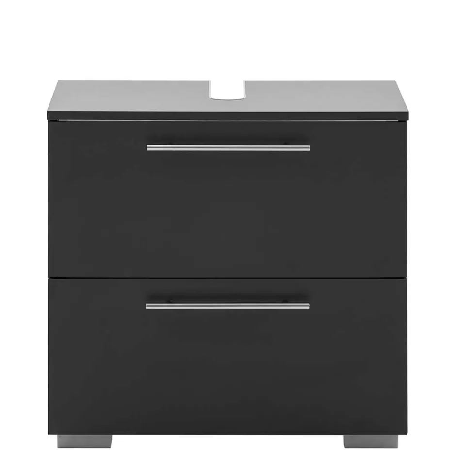 Moderner Waschbecken Unterschran in Anthrazit - Cosminaro^Wohnen Online