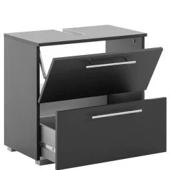 Moderner Waschbecken Unterschran in Anthrazit - Cosminaro^Wohnen Online