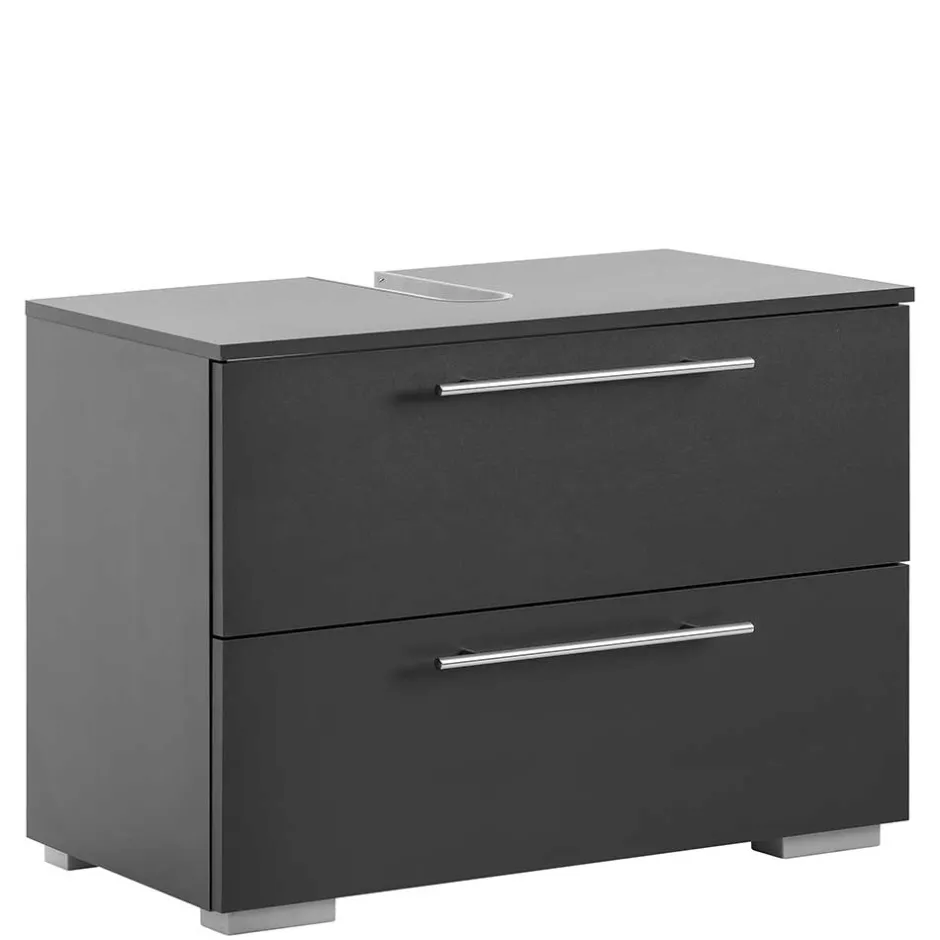 Moderner Waschbecken Unterschran in Anthrazit - Cosminaro^Wohnen Online