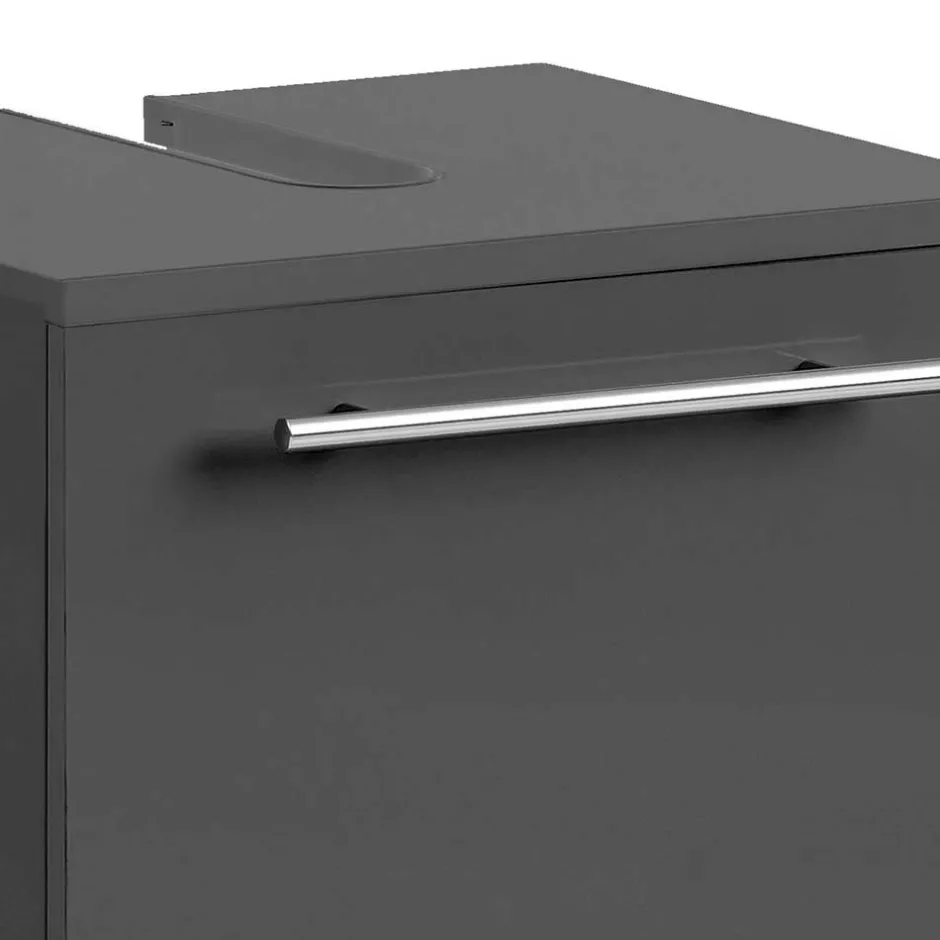 Moderner Waschbecken Unterschran in Anthrazit - Cosminaro^Wohnen Online